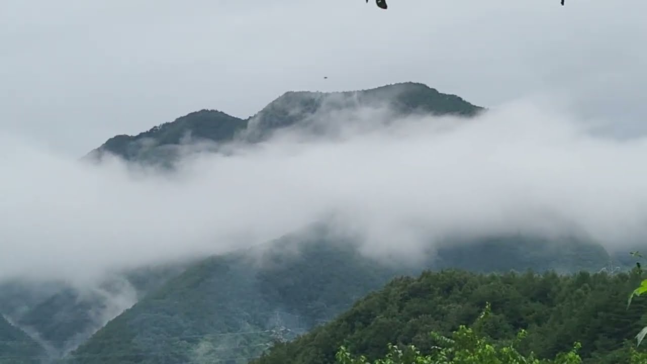 매월당 정선 운무산수 풍경도