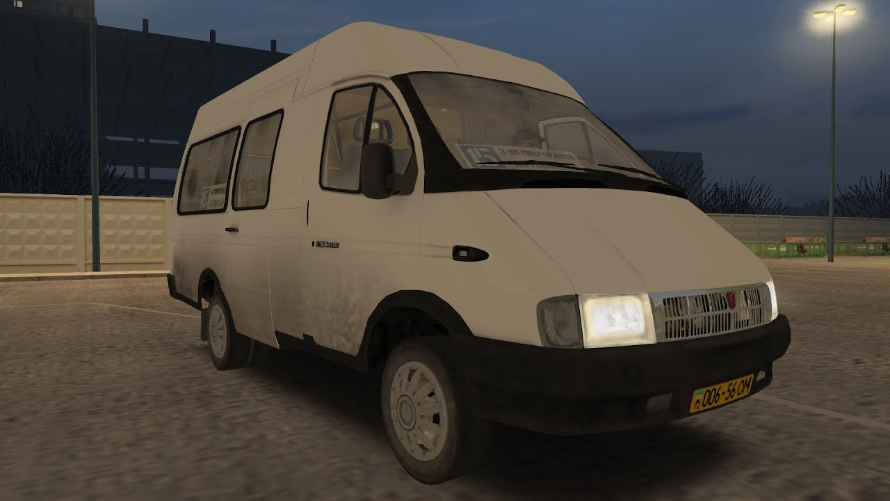 Рута СПВ-15 в OMSI 2 на карте Чистогорская область.