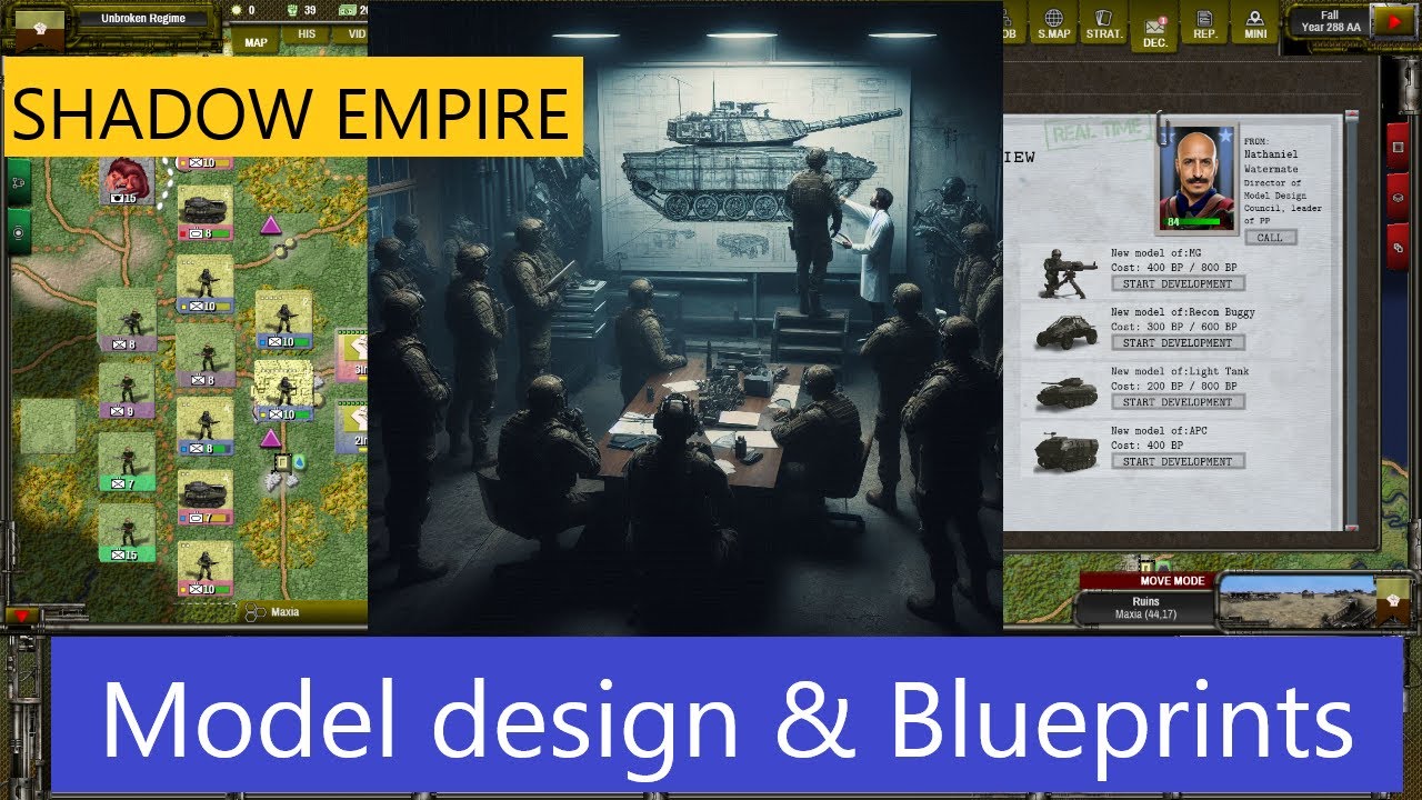 Shadow Empire | Model design & Blueprints