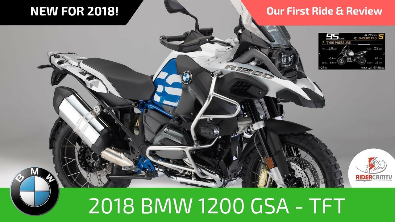 2018 BMW 1200 GS Adventure Rallye with TFT Screen | Our first ride and review
