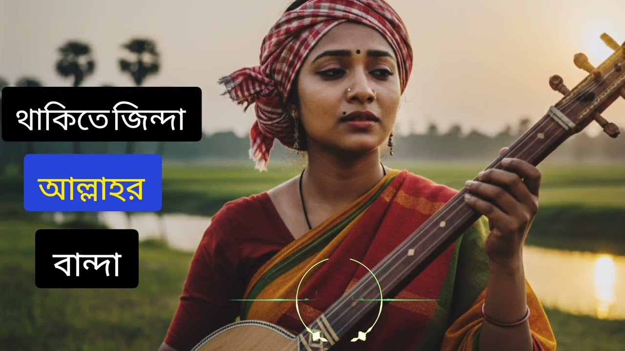 থাকিতে জিন্দা ওরে আল্লাহর বান্দা 🔥 Bangla Folk Song 2025 | বাংলা ফোক গান | Baul Gaan Sad