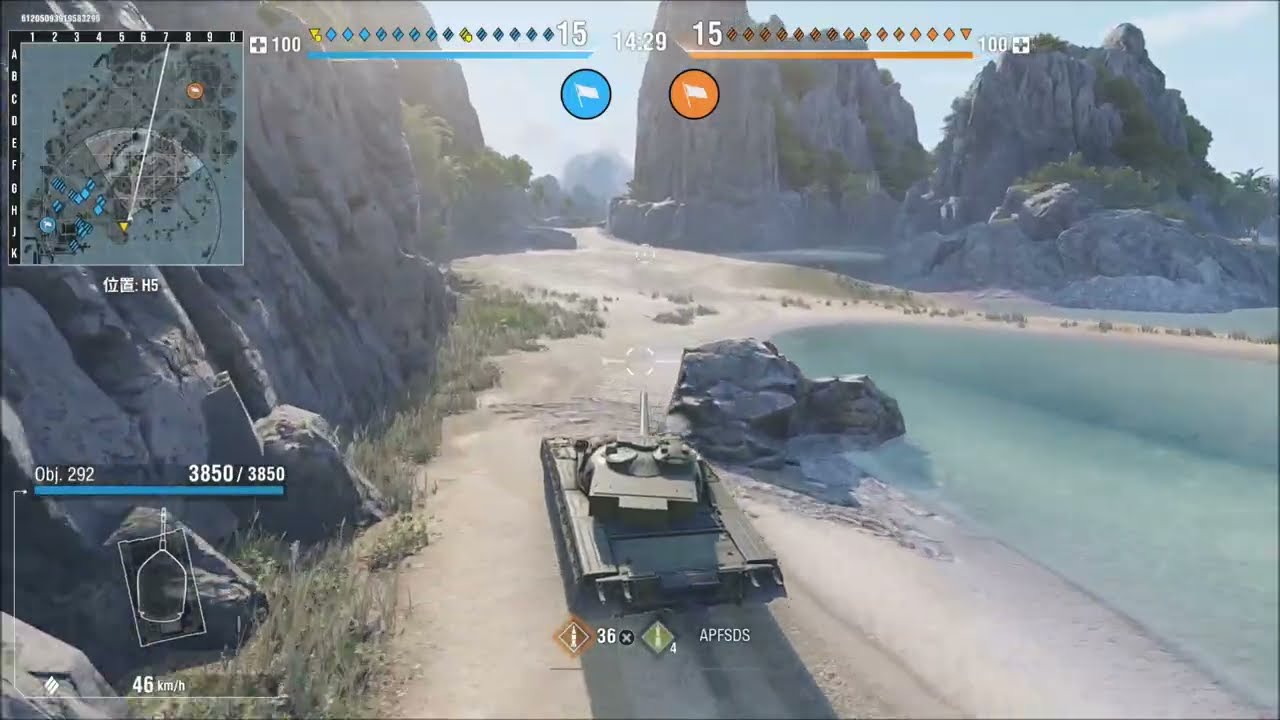 親子戦車部隊〔WoT・NO.138〕自分・Obj.292／母・Obj.477A（深追いしない事、これも技術のうち）