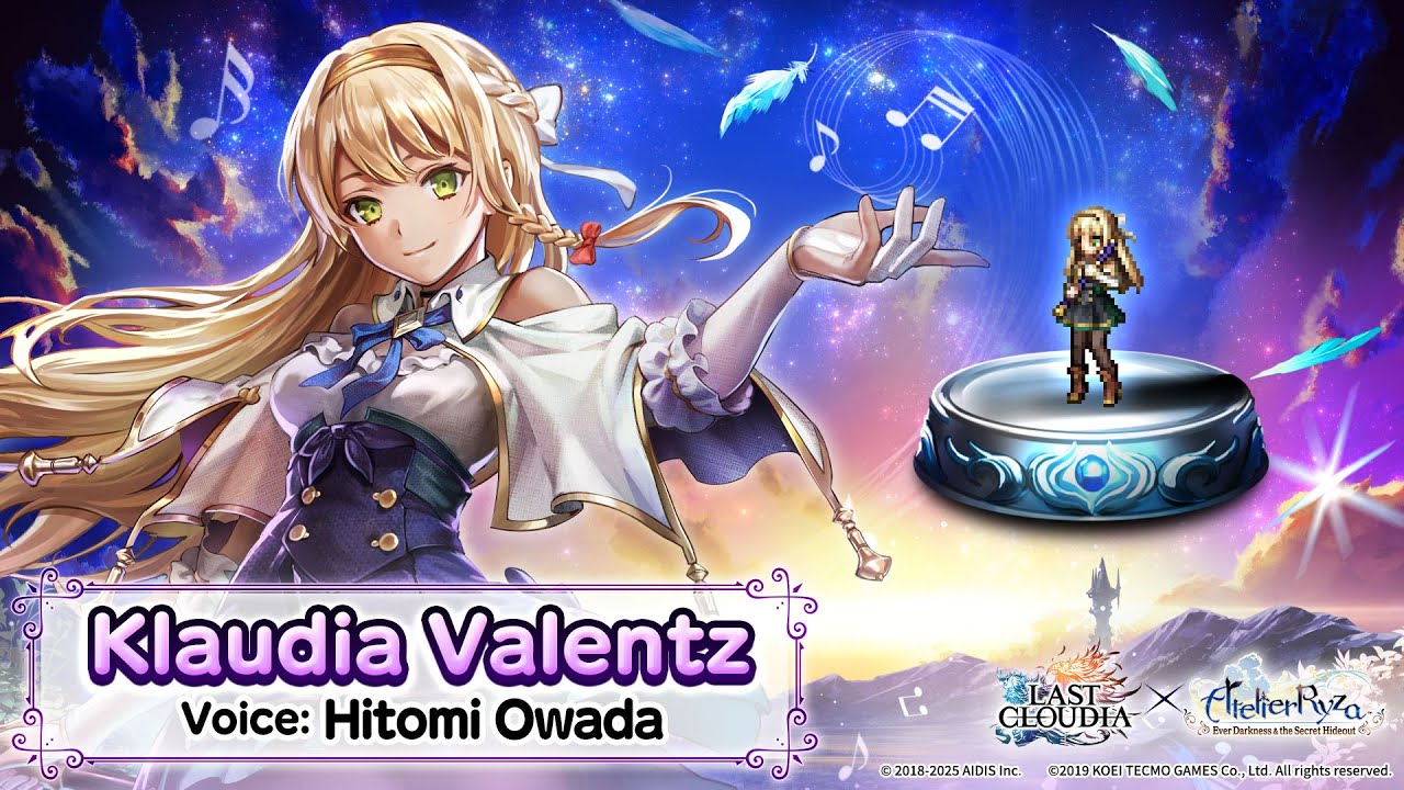Представляем Клаудию Валенц, Atelier Ryza: Ever Darkness & the Secret Hideout Collab Unit