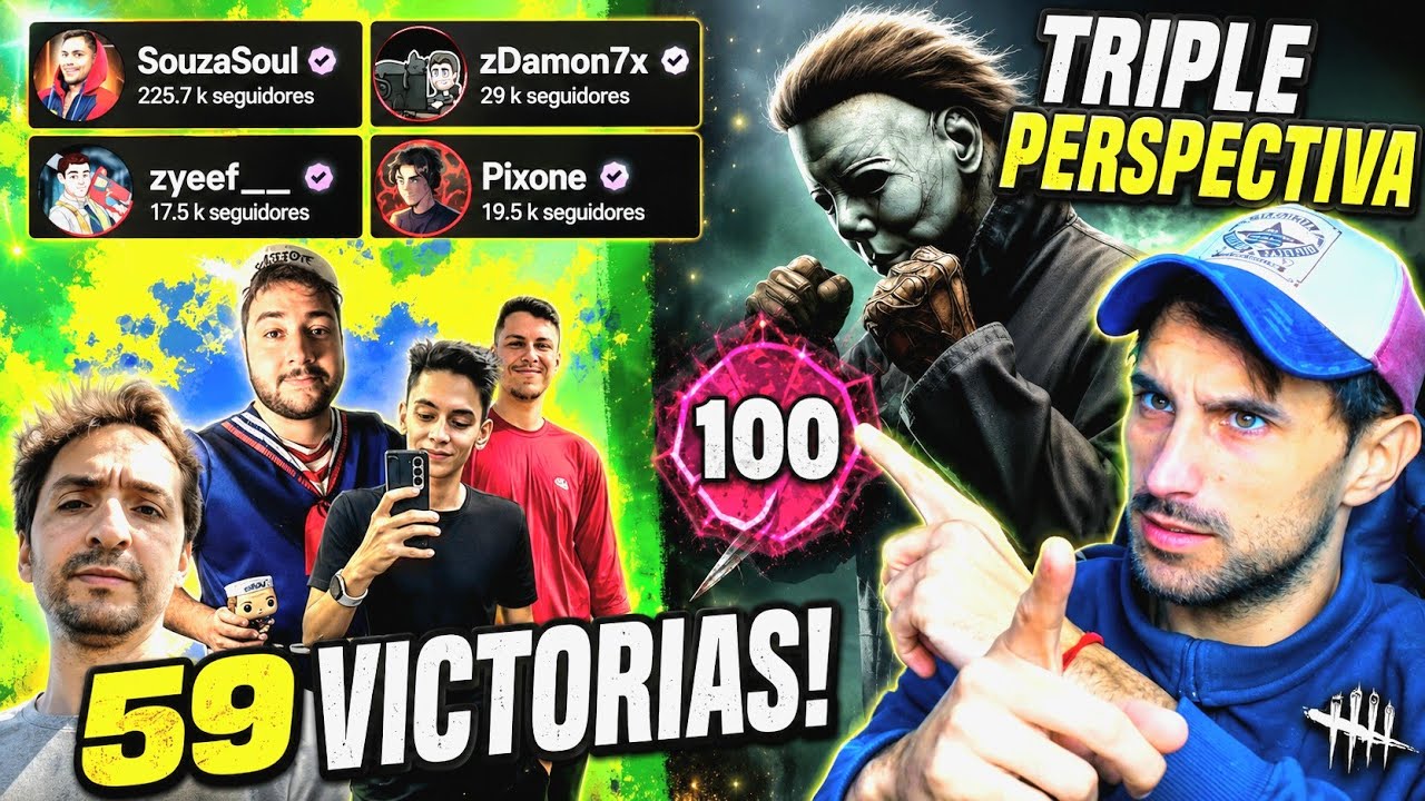 SouzaSoul, Pixone, Zyeef y zDamon7x PIERDEN RACHA de 59 VICTORIAS contra mi MYERS P100 (Final ÉPICO)