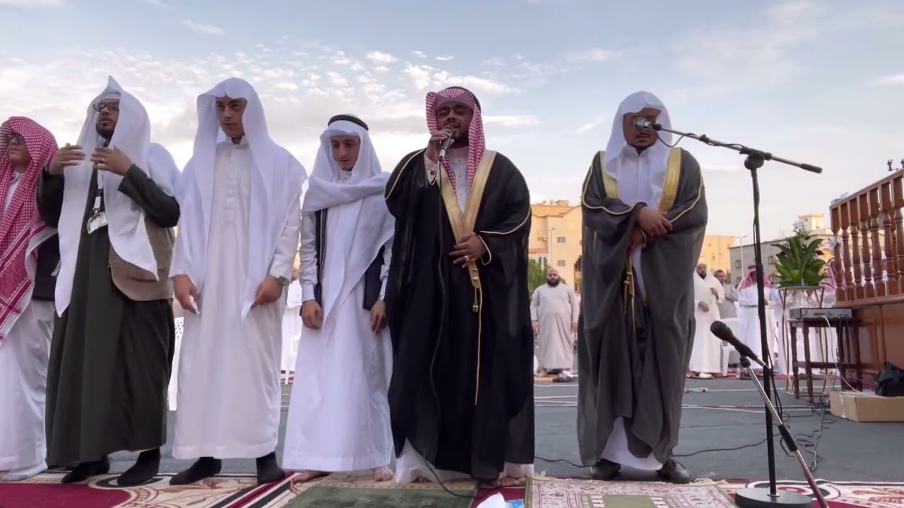 تبليغ صلاة عيد الاضحى بمقام المايا | سعيد باخشوين ١٤٤٣ هـ