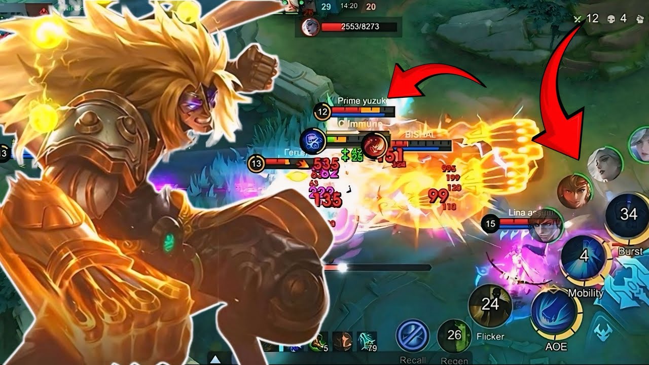 EPICAL GLORY FIRST MATCH WITH BADANG 🔥| Badang  best build and emblem 2026 💪