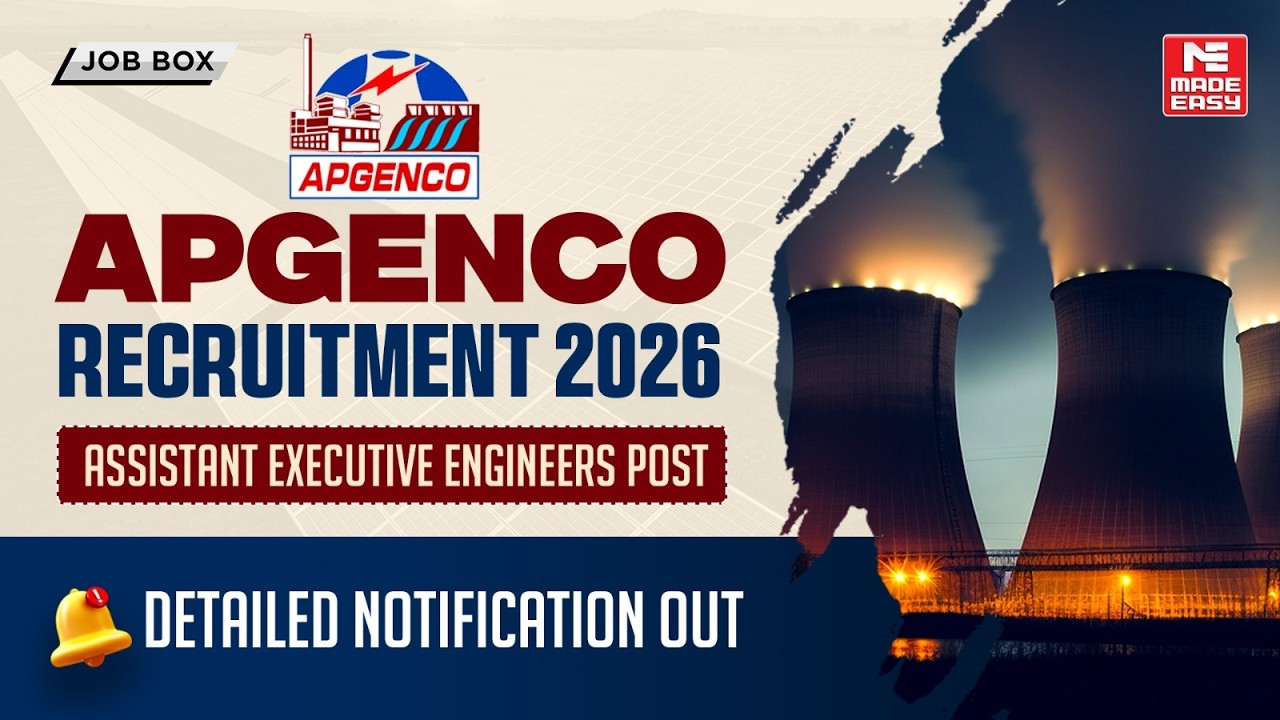 APGENCO Recruitment 2026 | AEE Posts, Eligibility, Salary & Exam Date Explained