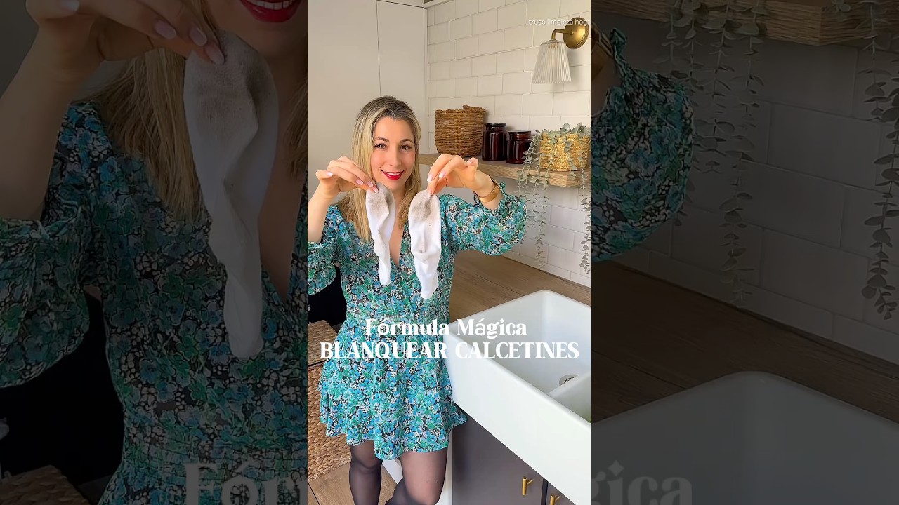 F&Oacute;RMULA BLANQUEAR CALCETINES🧼❌COMPARTE a quien le sirva❤️ #limpiar #hogar #tips #limpio