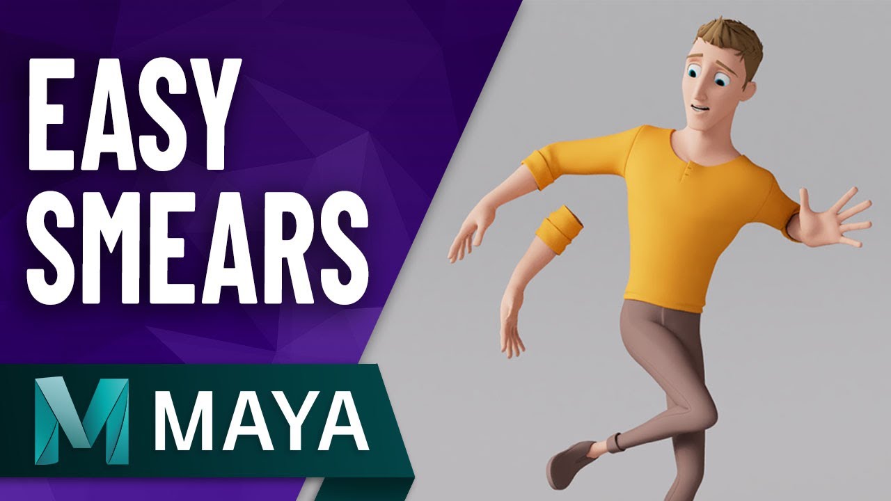How to Make and Animate reusable smears in Maya with any rig