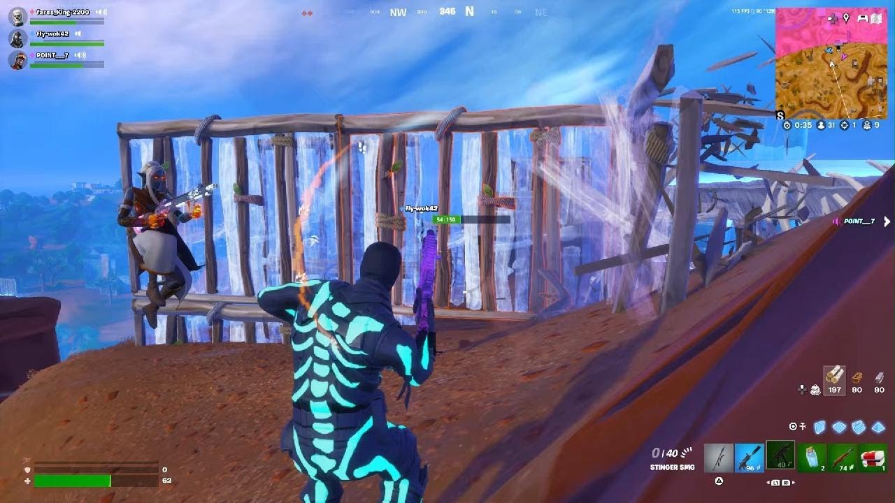 العب فورت مع اخوي