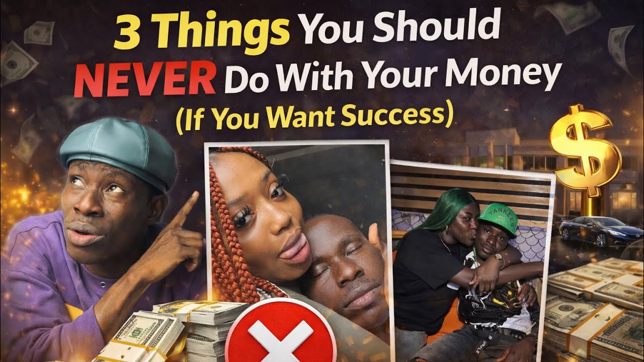 3 things you should never do with your money 💴 