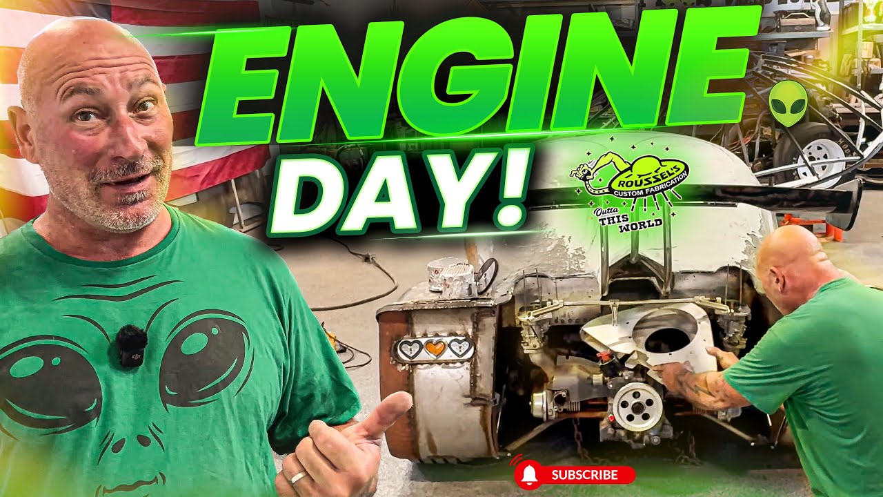 ВЛЕЗЕТ ЛИ?! Кастомный VW Bug получает новый двигатель!