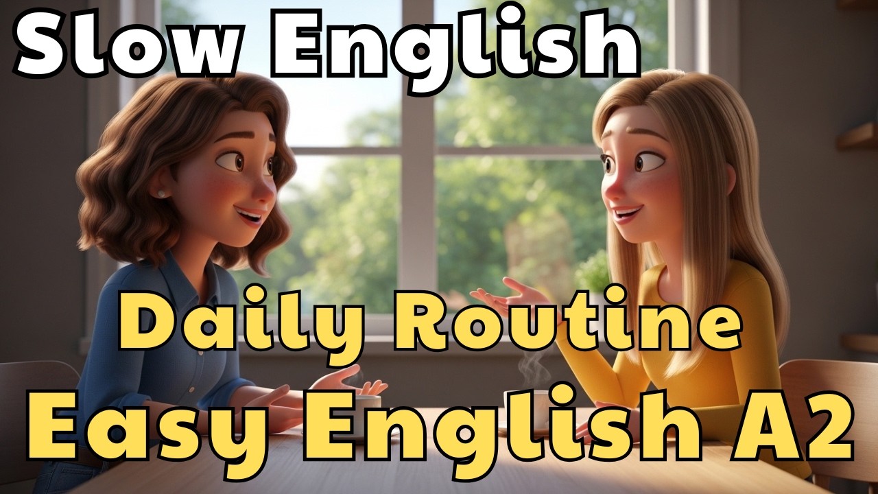 My Simple Daily Routine ☀️ | Easy English Listening Practice (A2)