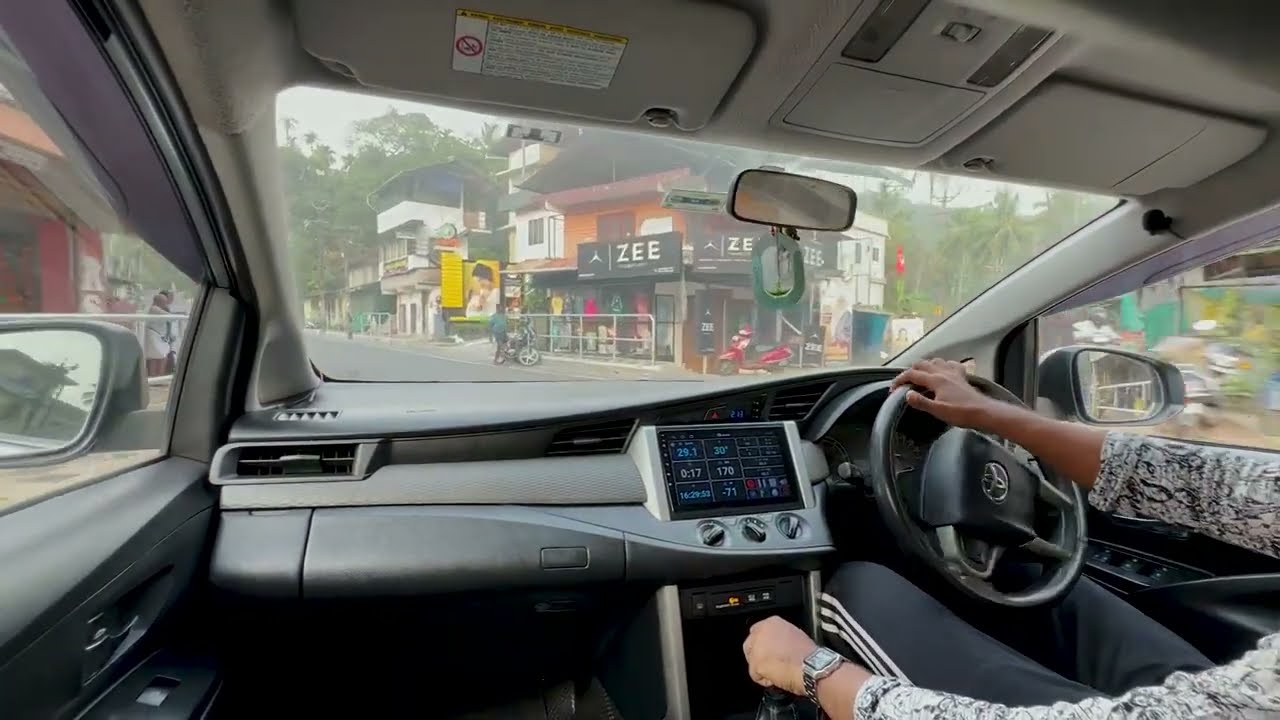 Toyota Crysta 2017 G Manual || Passenger pov || Day drive || Fi drives || Kerala village roads