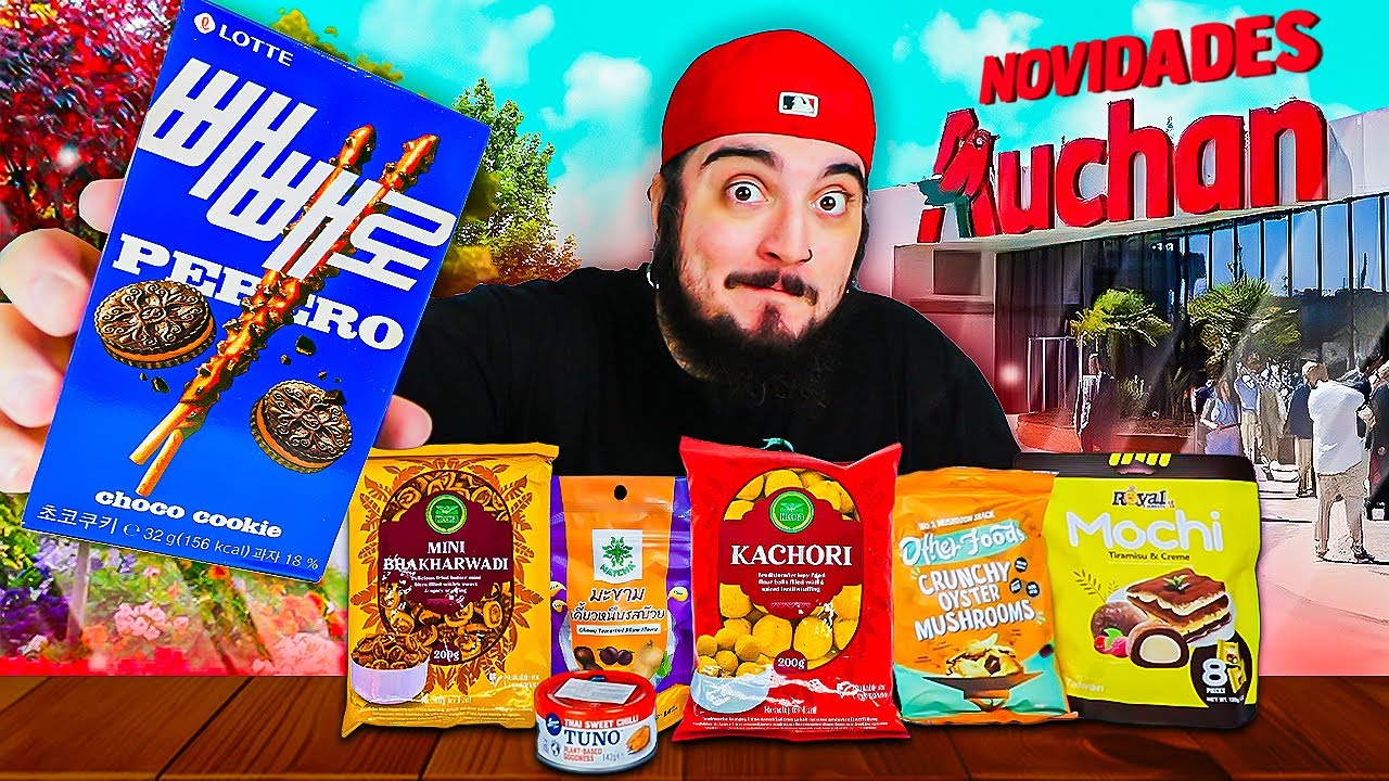 PROVEI AS NOVIDADES MAIS ESTRANHAS DO AUCHAN
