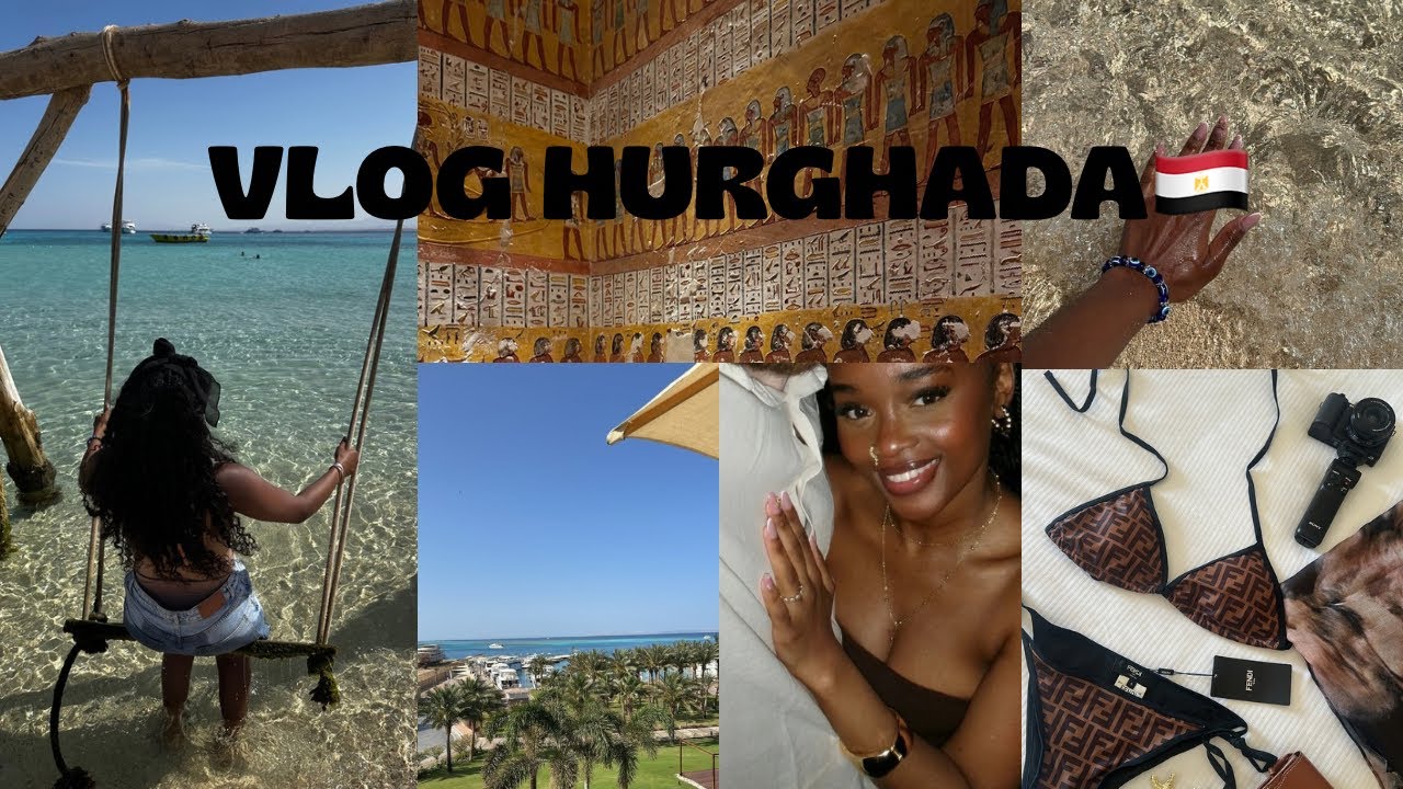 VLOG VACANCES HURGHADA en Égypte !!!!🇪🇬| Activités, restaurant, plages, nails, Luxor…ect.