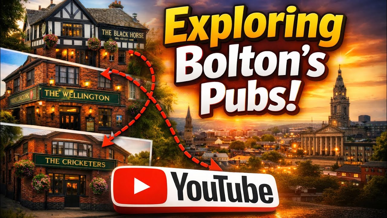 Exploring Bolton’s pubs #fypシ゚viral #fypシ #travel #subscribe #vlogs #youtube 
