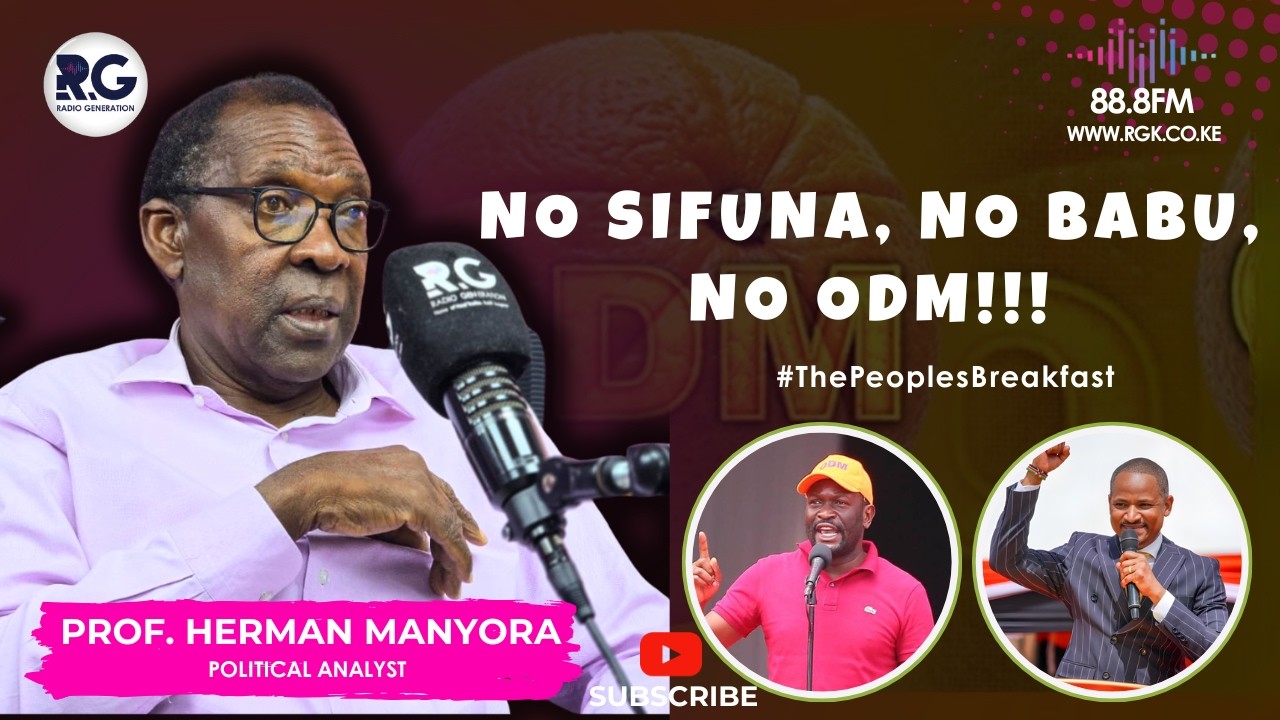 If Sifuna and Babu Owino are Chased Out, ODM Is Finished – Here’s Why: Prof. Herman Manyora