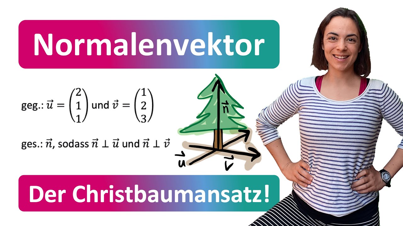 🎄🎄 Normalenvektor ohne Kreuzprodukt berechnen! (Mit dem Christbaumansatz)