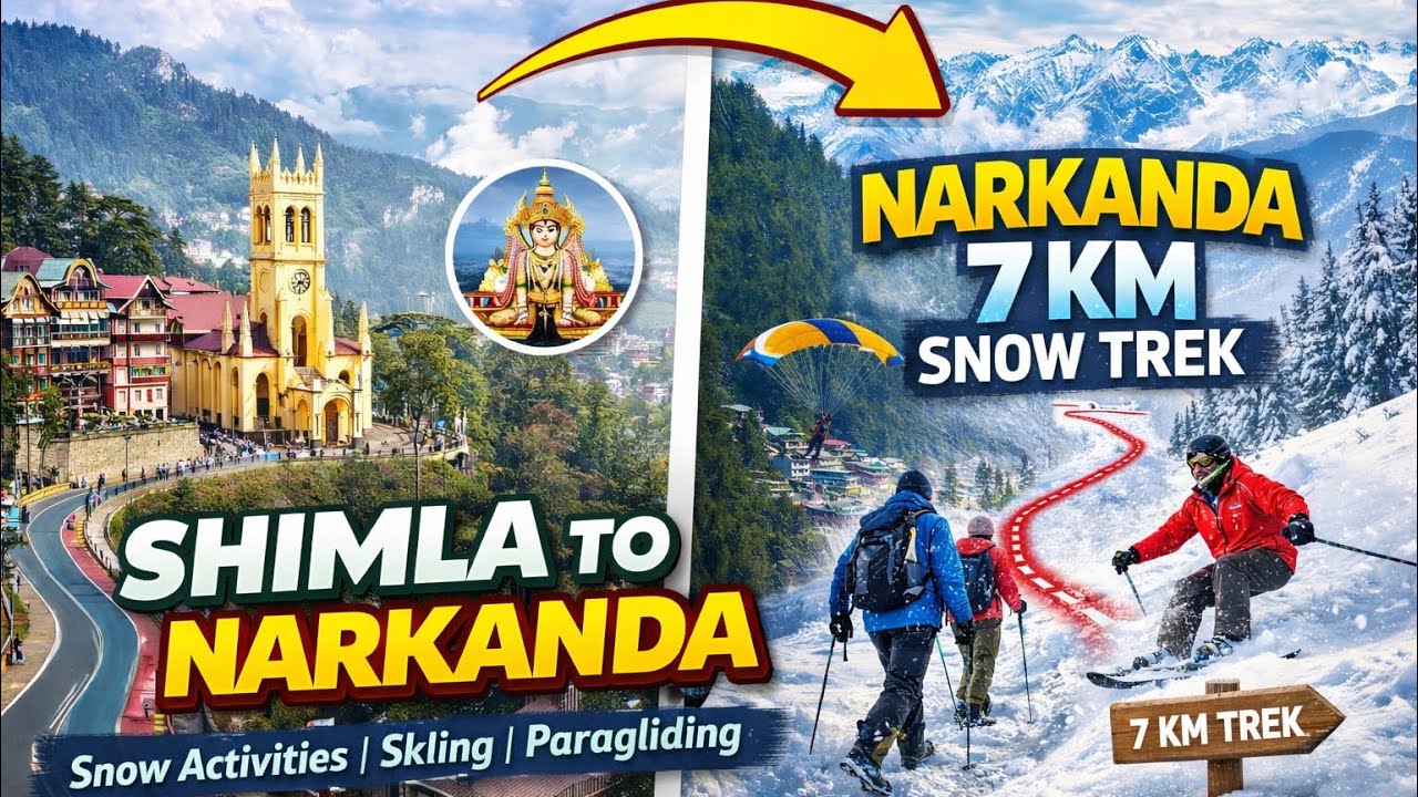 Shimla to Narkanda: A Scenic Snow Adventure.” 