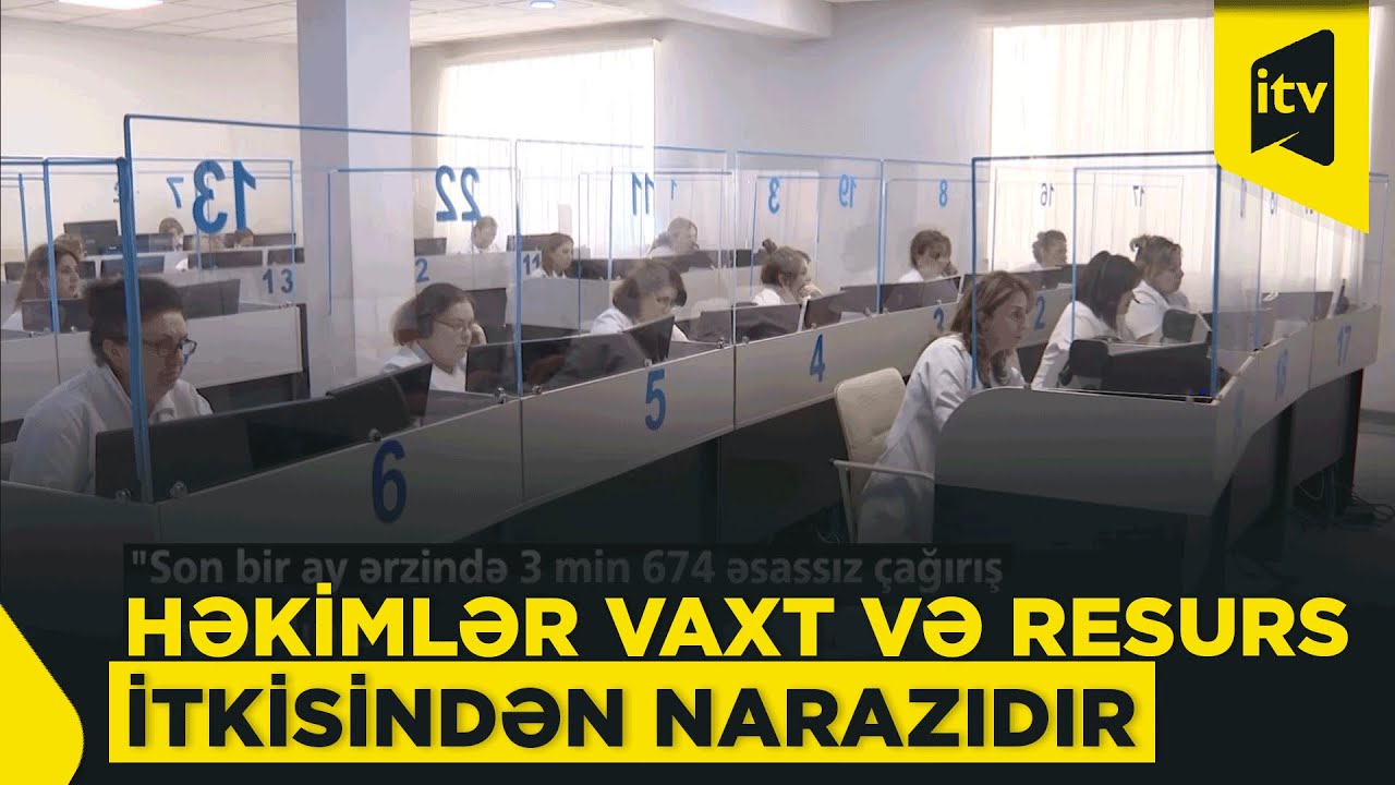 Təcili tibbi yardım əsassız çağırışlarla üz-üzə...