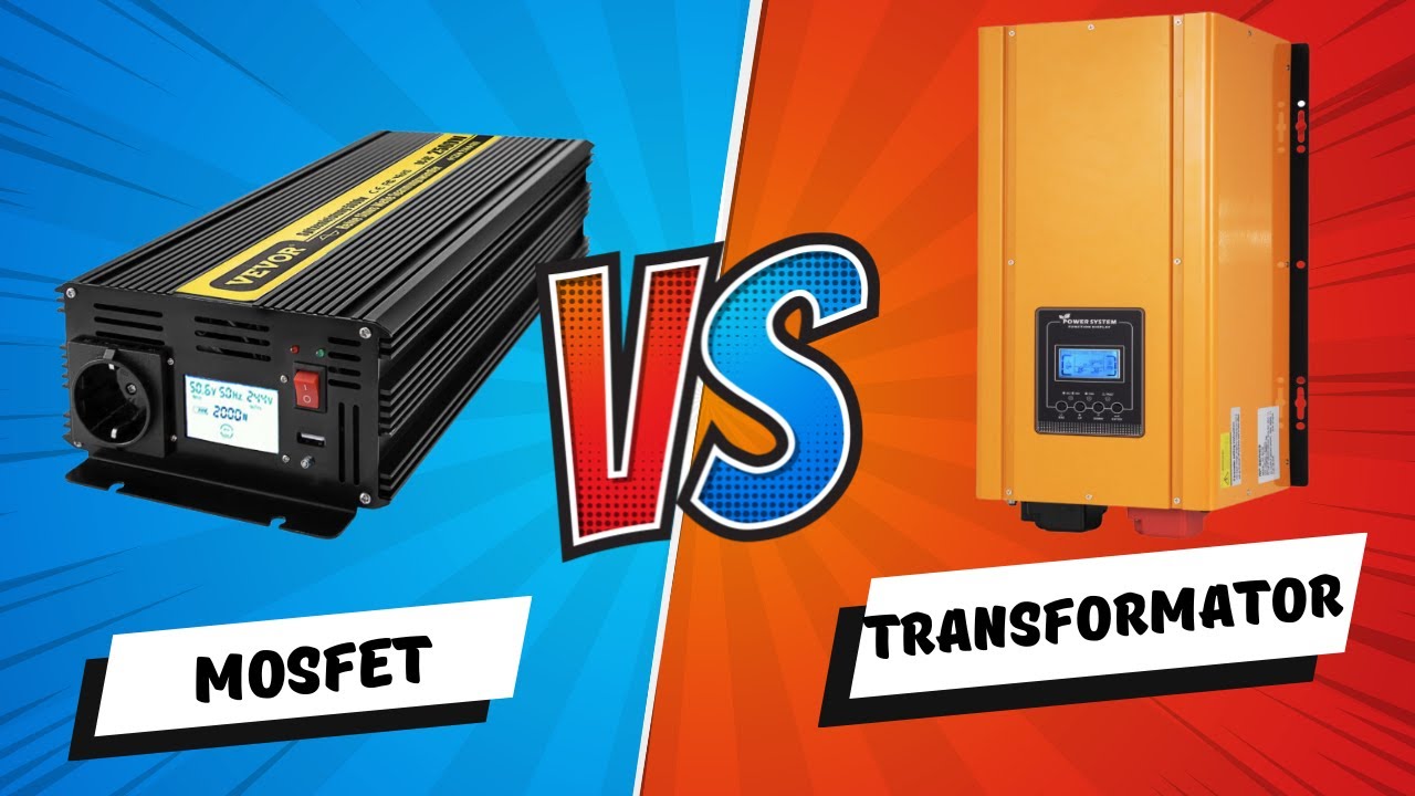 Falownik Przetwornica 12v  230v mosfet vs transformator czyli Vevor vs Vevor Test przetwornic 3KW