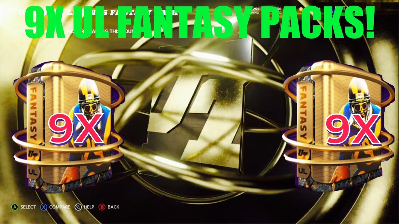 ULTIMATE LEGEND FANTASY PACKS! THESE NEEDS TO BE HALF PRICED, Madden 22 Ultimate Team Pack Opening