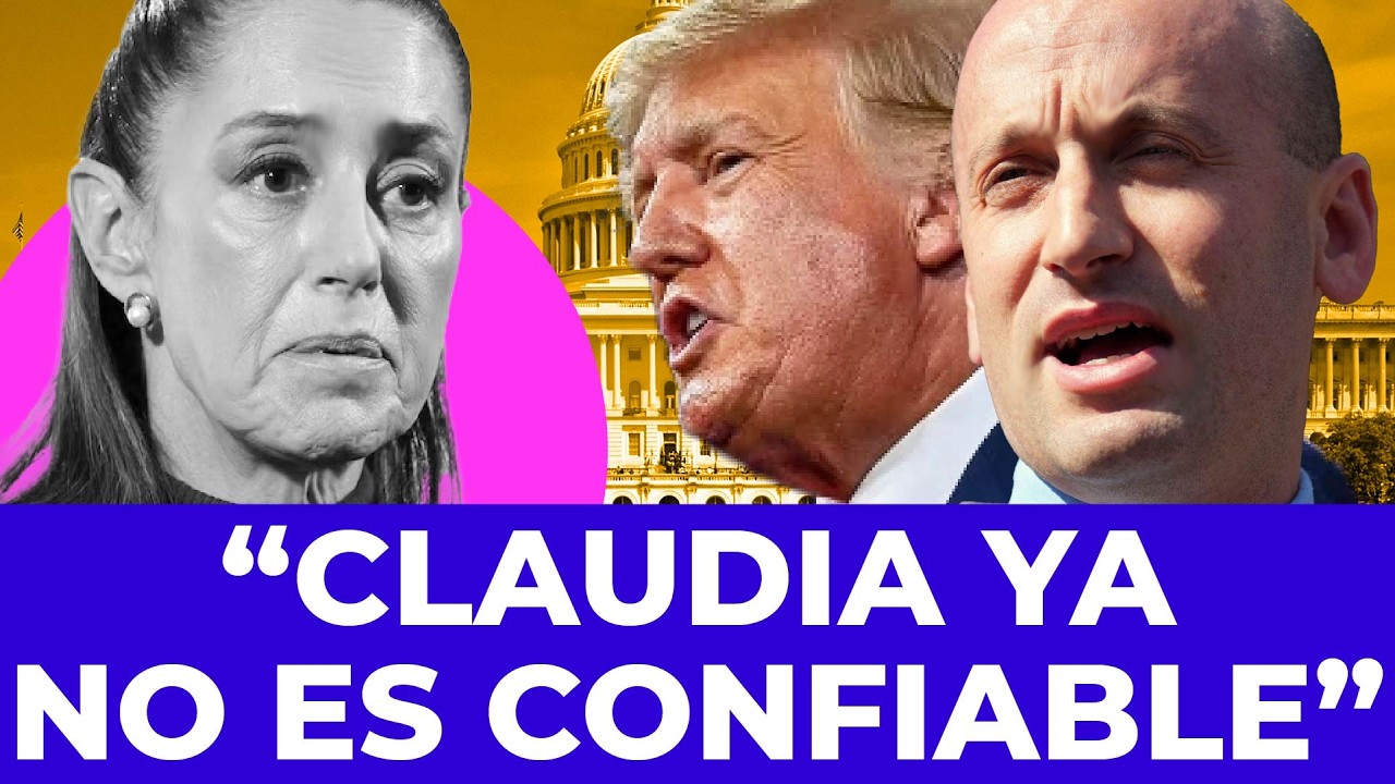 ¡YA NO QUIEREN A CLAUDIA! Trump rompe con Sheinbaum por ser el títere de AMLO