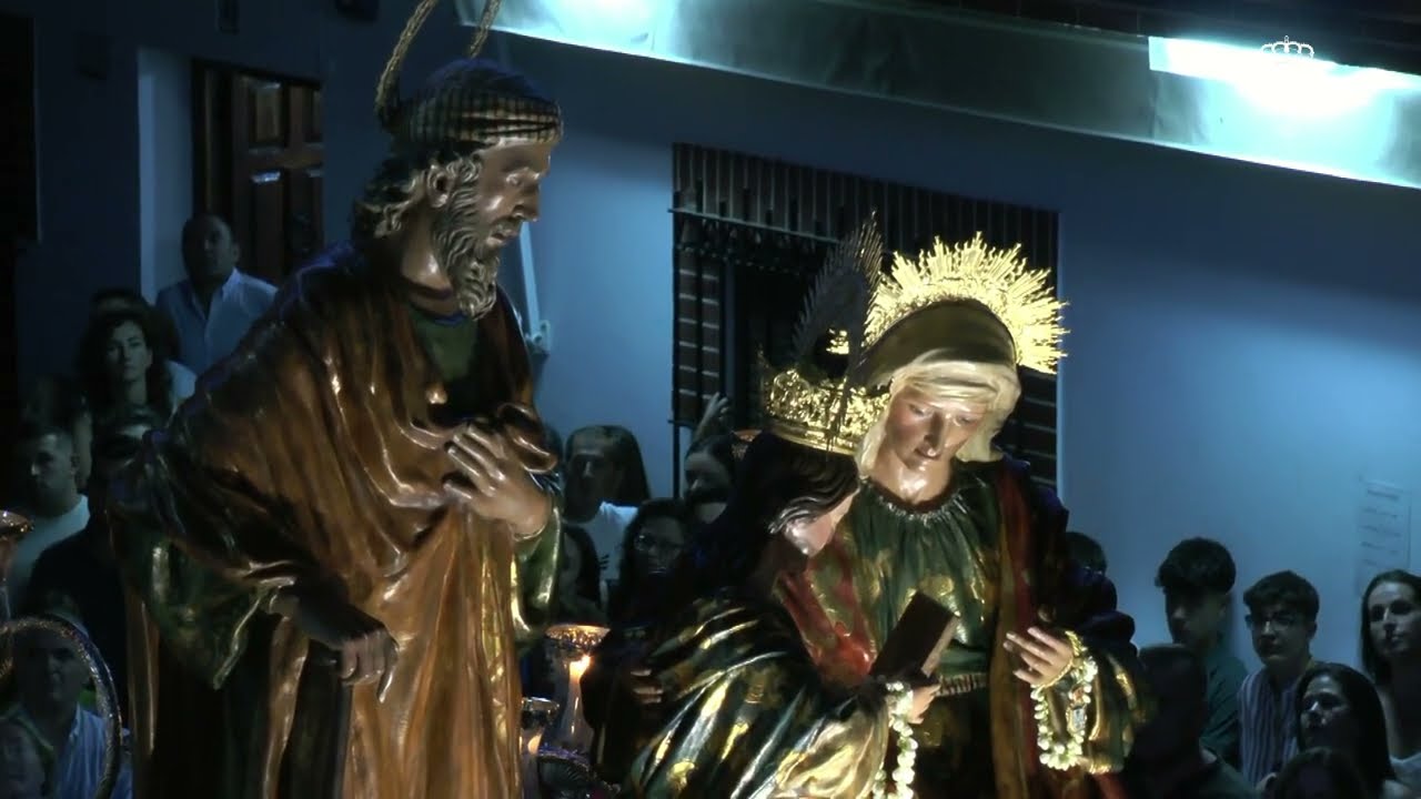 REPORTAJE DE LA SALIDA PROCESIONAL DE SAN JOAQUÍN Y SANTA ANA Y LA ACTUACIÓN DE FRAN DOBLAS