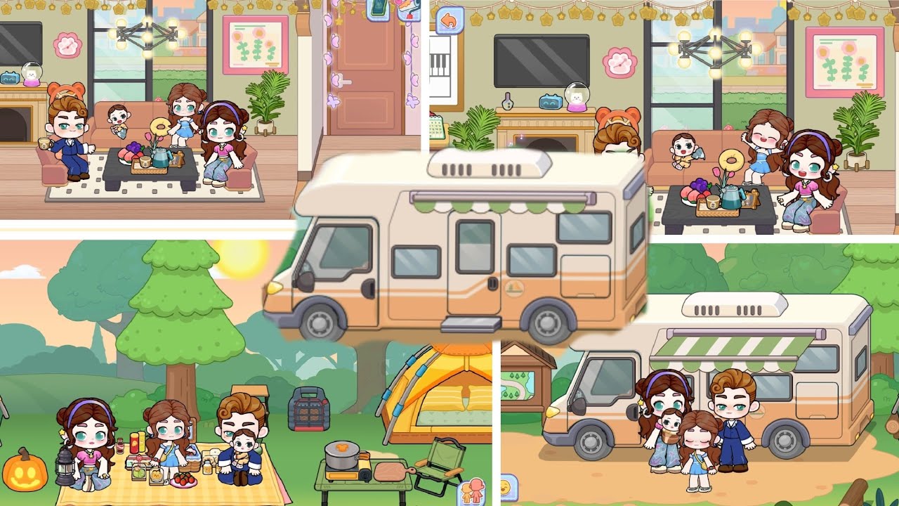 Go to camping 🏕️🏕️ [game World]