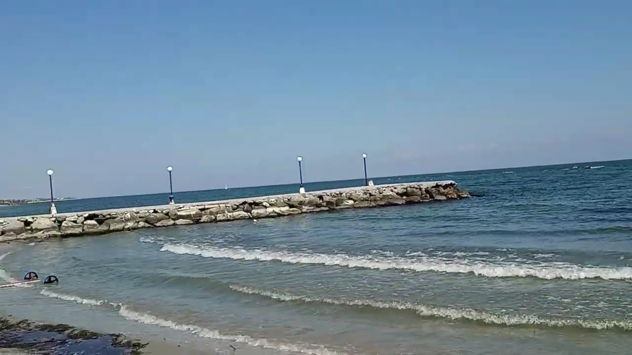 Sunny Spring Walk in Paralia Katerini 🇬🇷 Aegean Sea Atmosphere#paraliakaterini #greece #aegeansea