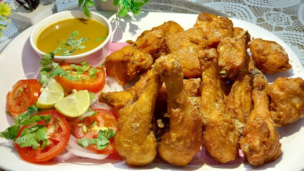 Instant Fry Chicken With Chutney Recipe 🍗| Jama Masjid Famous Fry Chicken Recipe | Must Try 😋