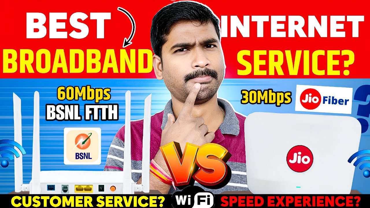 BSNL Fiber vs Jio Fiber: Which is Best to Buy in 2025 || Jio Fiber Vs bsnl FTTH which is Worth?