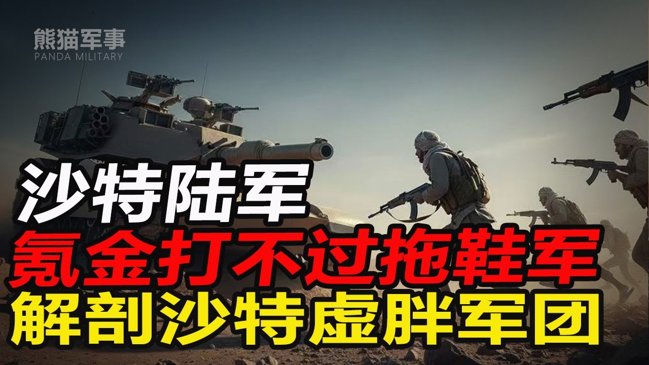 揭秘中东最强“氪金玩家”：沙特军队为何连也门胡塞都打不过？#熊猫军事