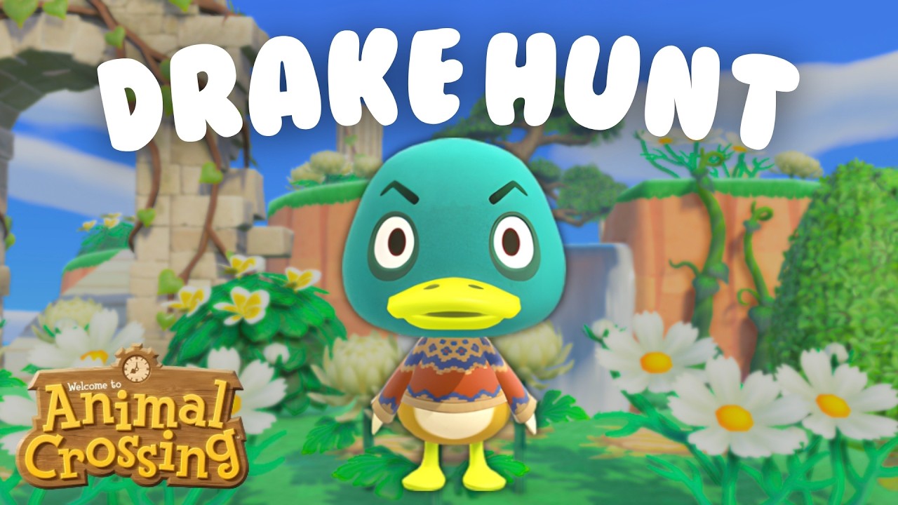 🎥hunting for drake! | animal crossing live!