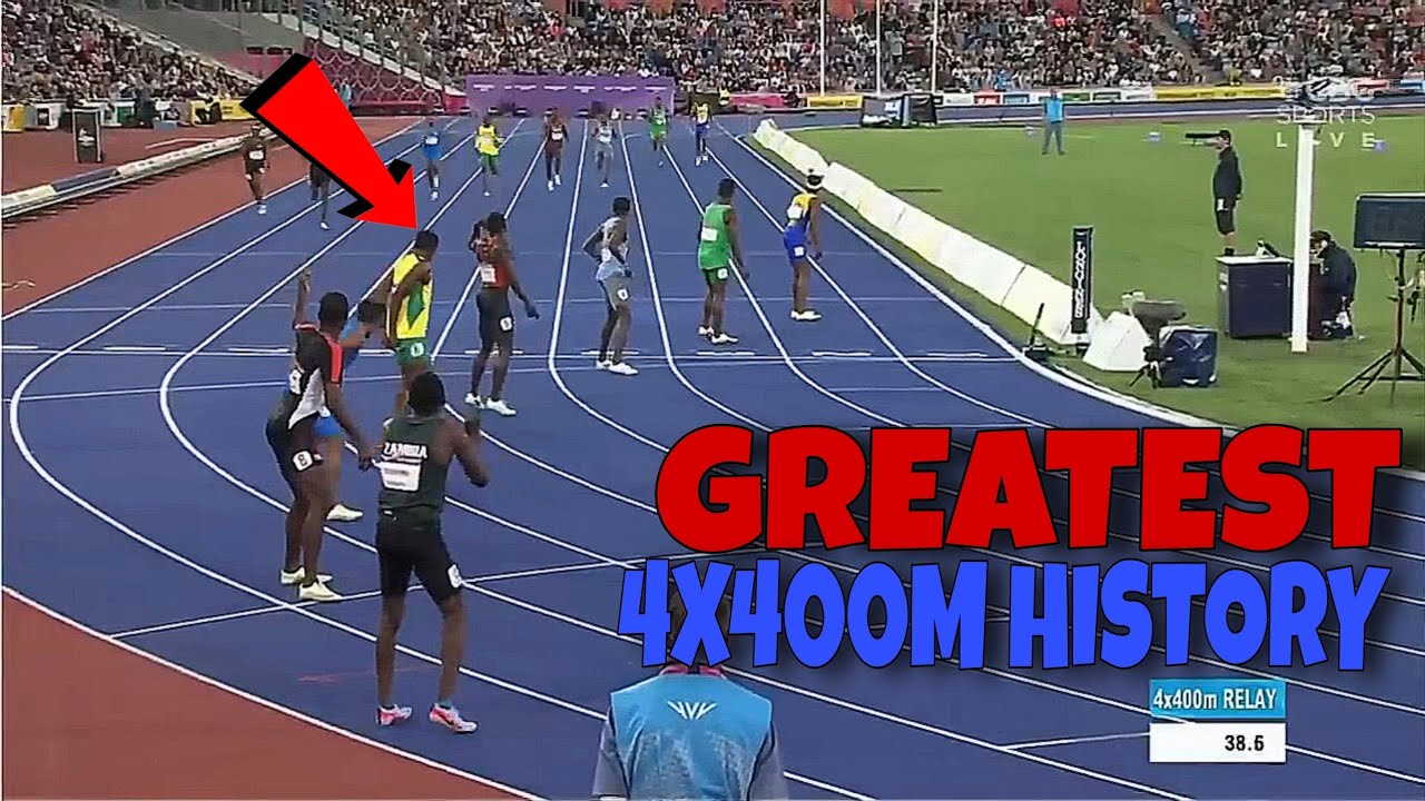 OMG Greatest 4x400M History Jamaica Destroyed by Trinidad and Tobago this is crazy