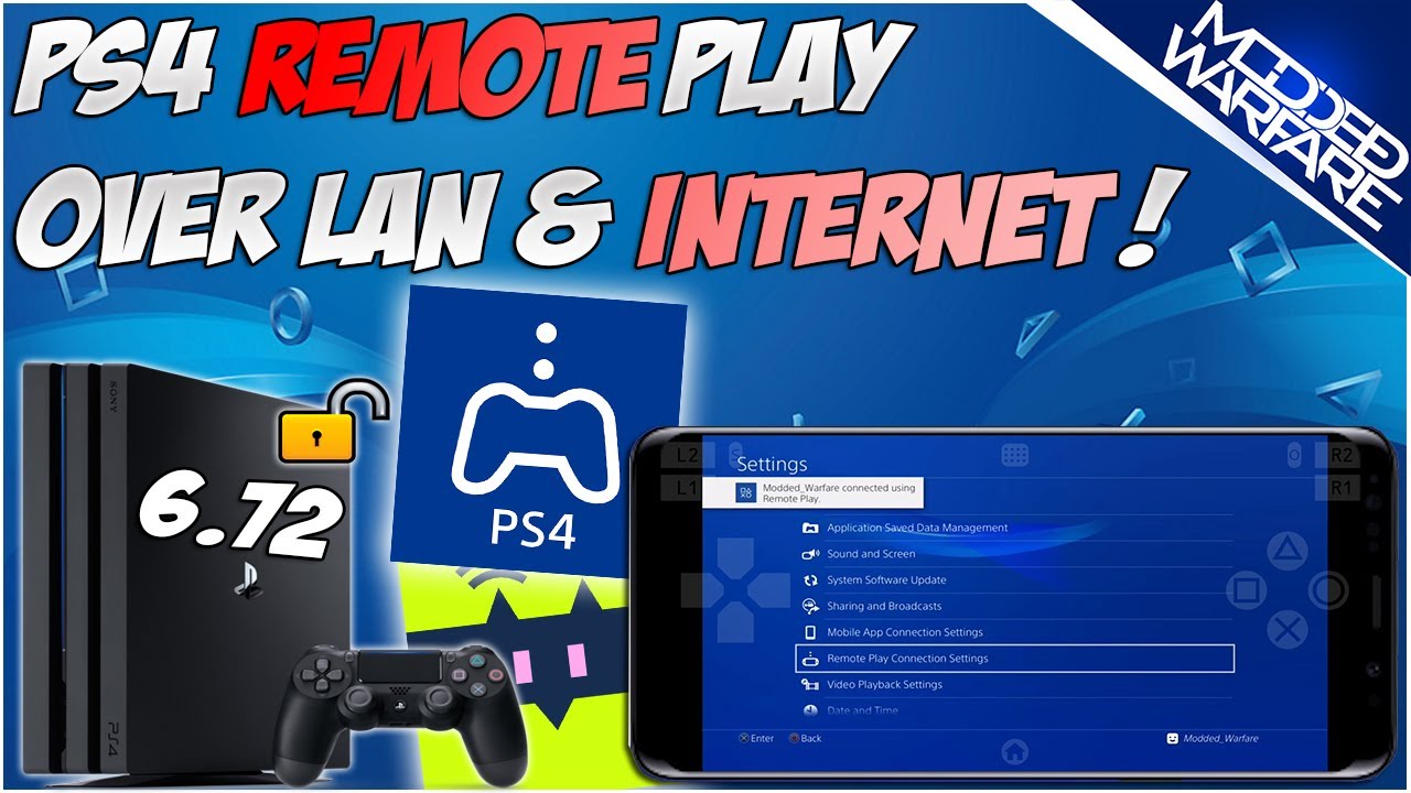 (Эпизод 12) Как настроить PS4 Remote Play через Интернет на PS4 6.72