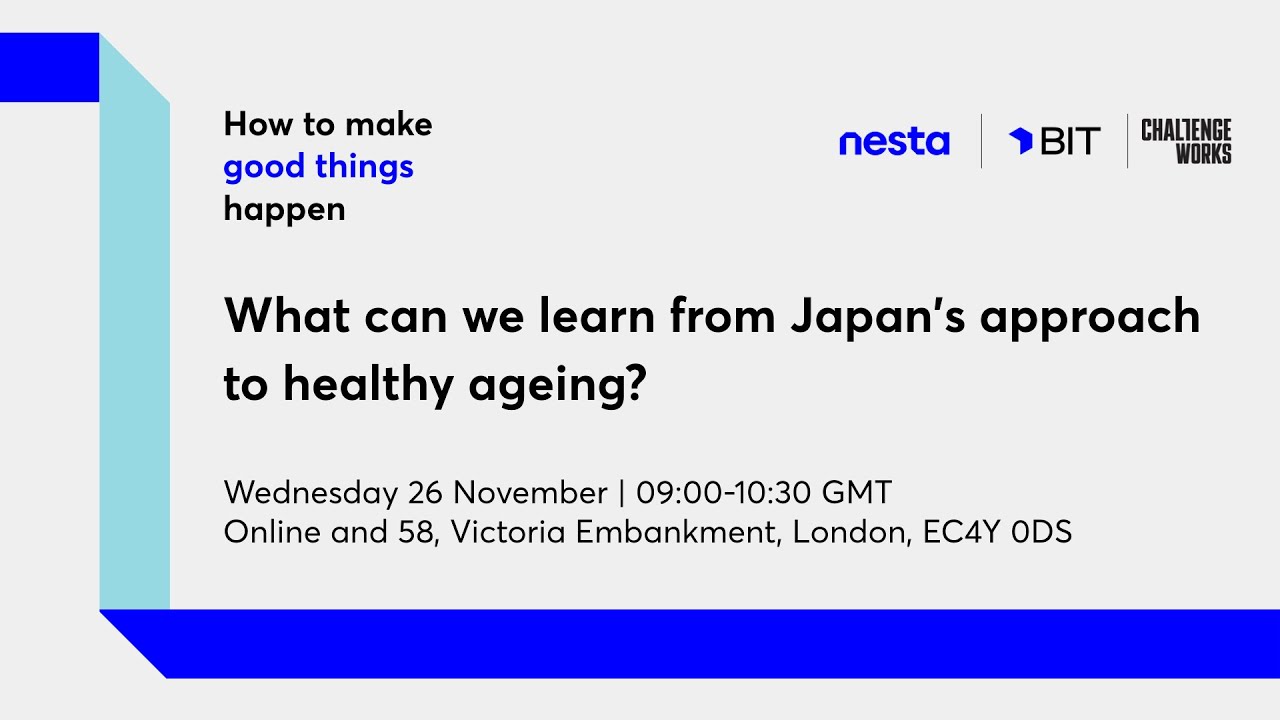 What can we learn from Japan's approach to healthy ageing?