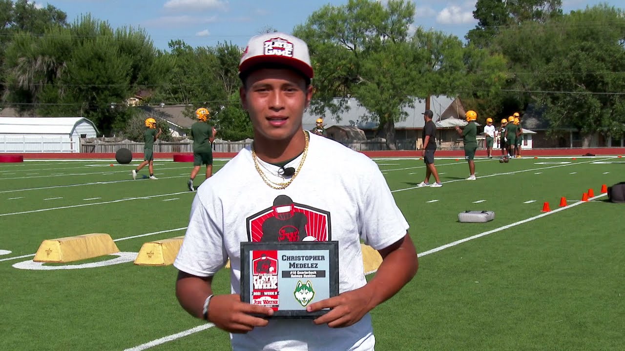 Christopher Medelez - Holmes High School - Jon Wayne Player of the Week - September 29, 2021