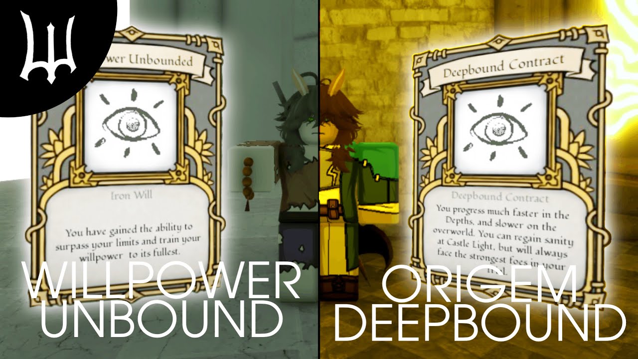 como pegar deepbound & dar unbound em willpower no deepwoken 2025