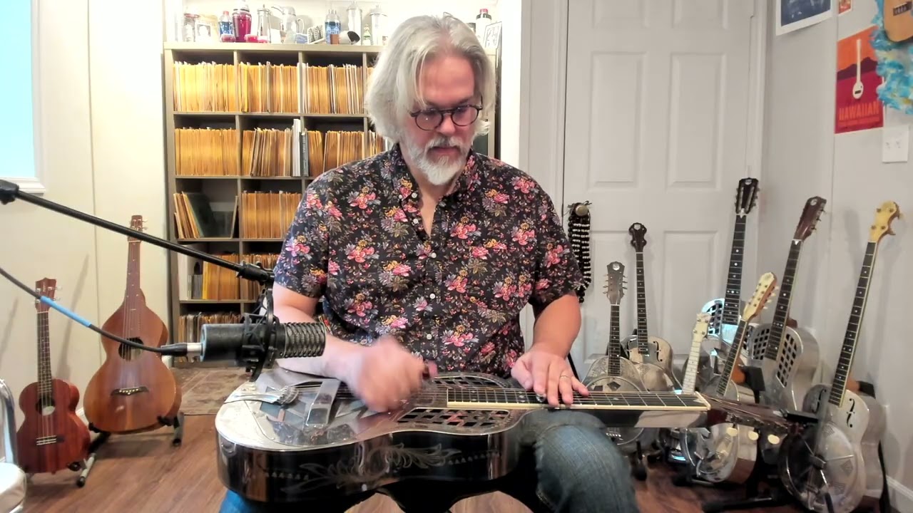 Dreams of Aloha Christo Ruppenthal Hawaiian Steel Guitar Style 3 National Tricone Guitar Square Neck