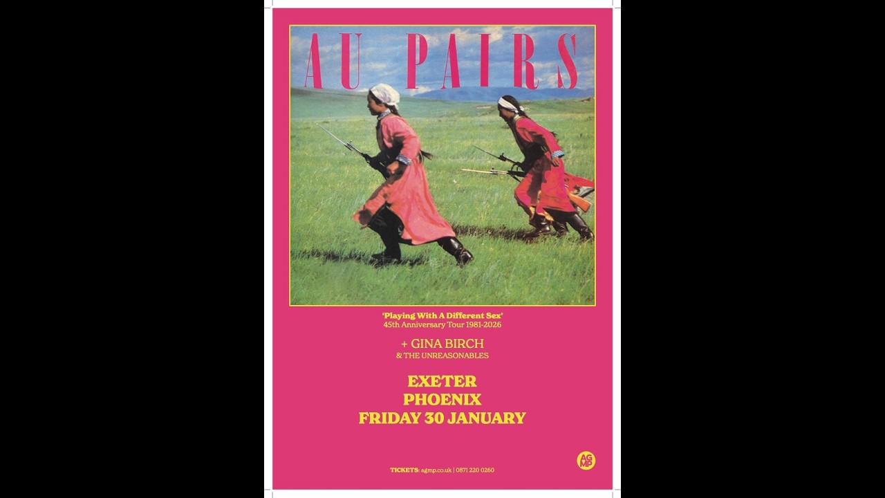 Au Pairs Live At Phoenix  Exeter Full Show 30.01.2026
