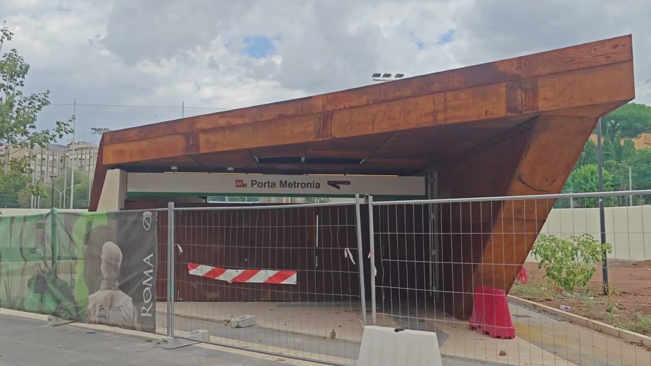 Metro C - Porta Metronia 22/08/2025 #portametronia #metrocportametronia #piazzaleipponio #viaipponio