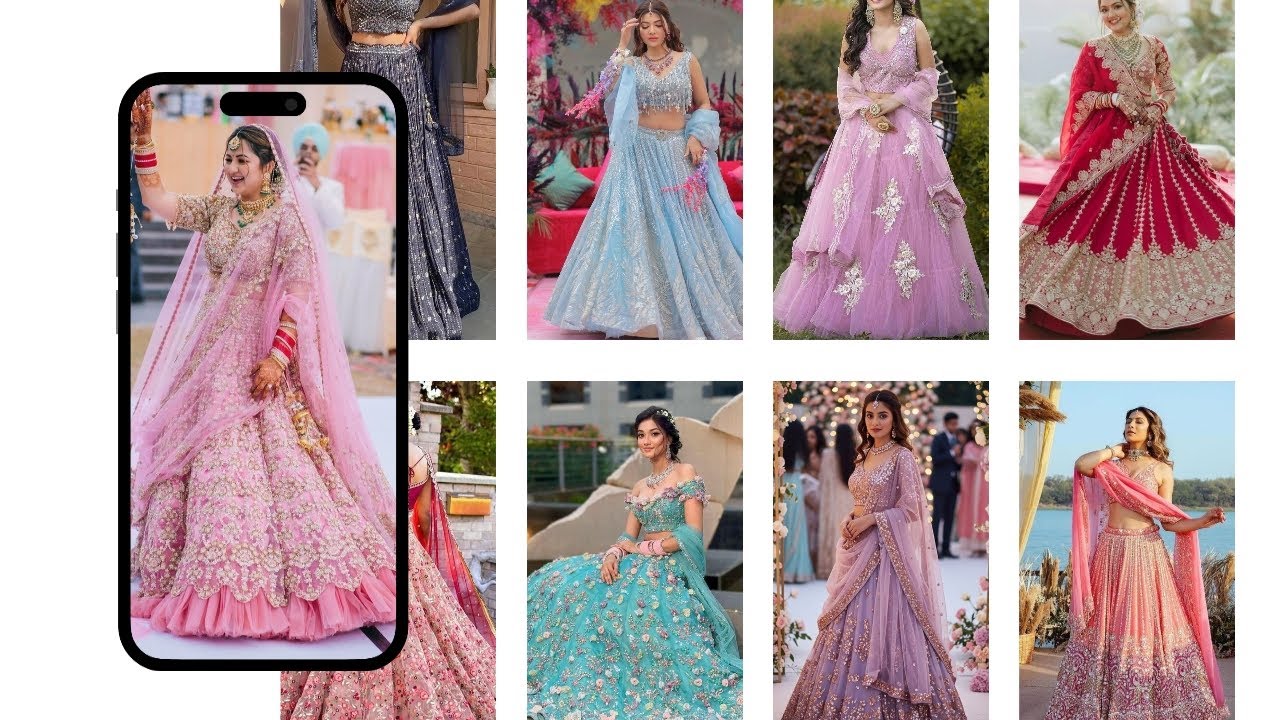 Letest Bridal & Non Bridal Lehenga choli  Designs | New Party Wear Lehenga choli Design Collection |