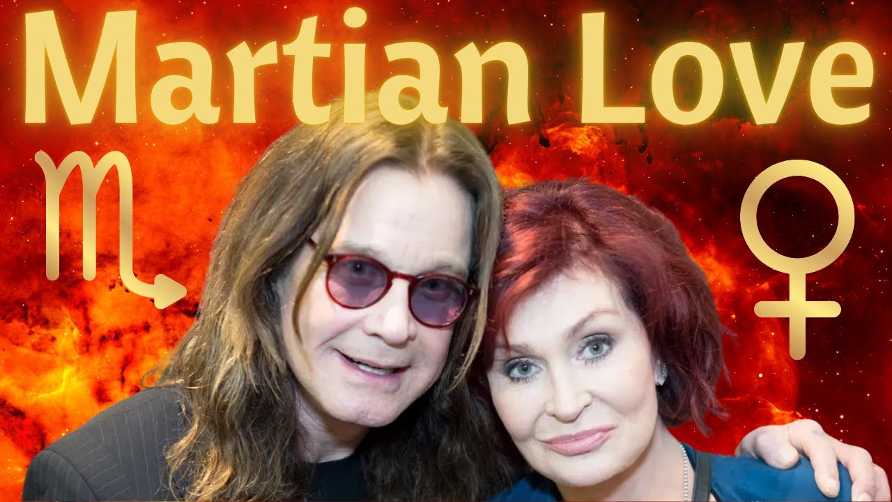 Sharon & Ozzy Osbourne's Synastry Chart
