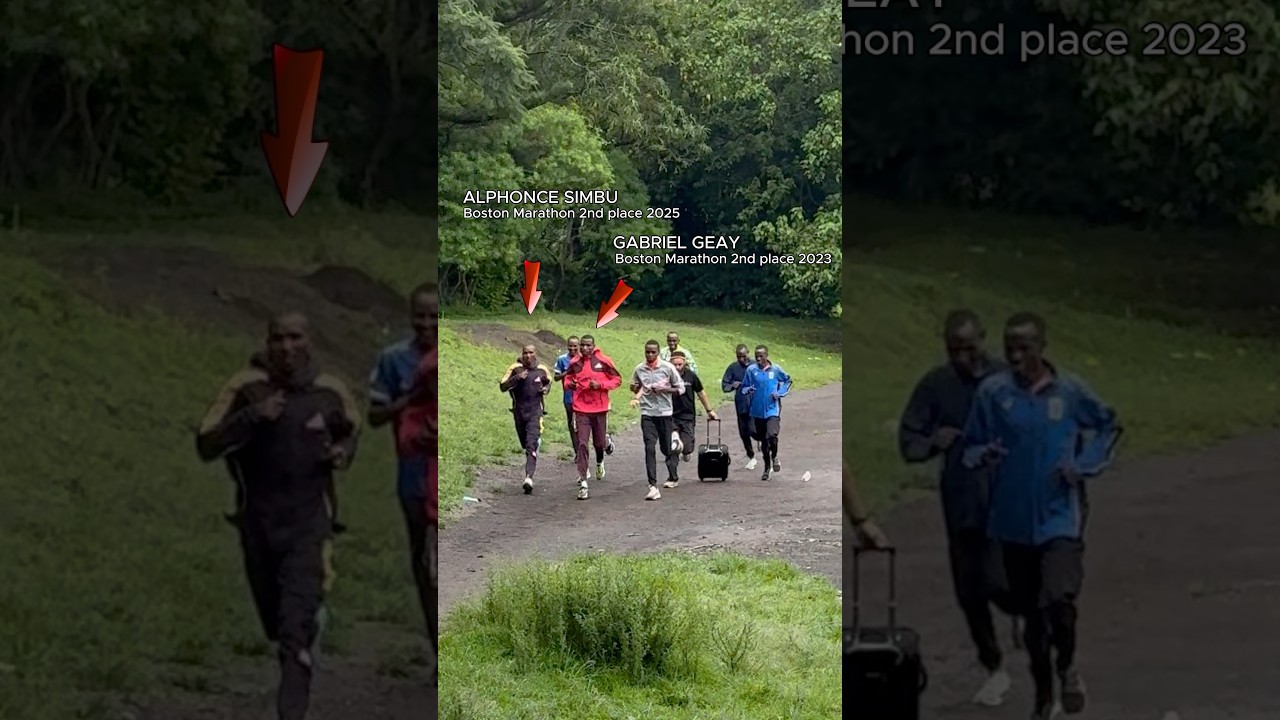 Bongozozo overtaking famous marathon runners - with a bag 😁😁😁
