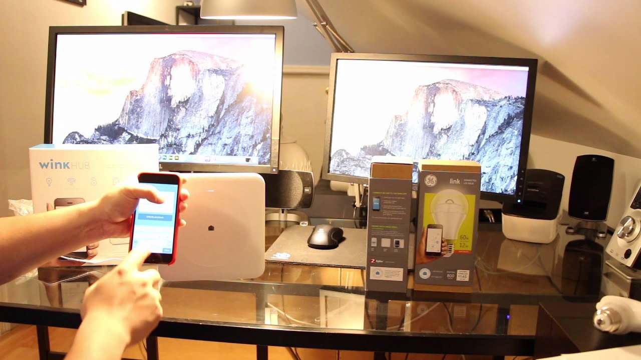 Wink Hub and GE LED Bulb. Setup/ Review/ Unboxing!