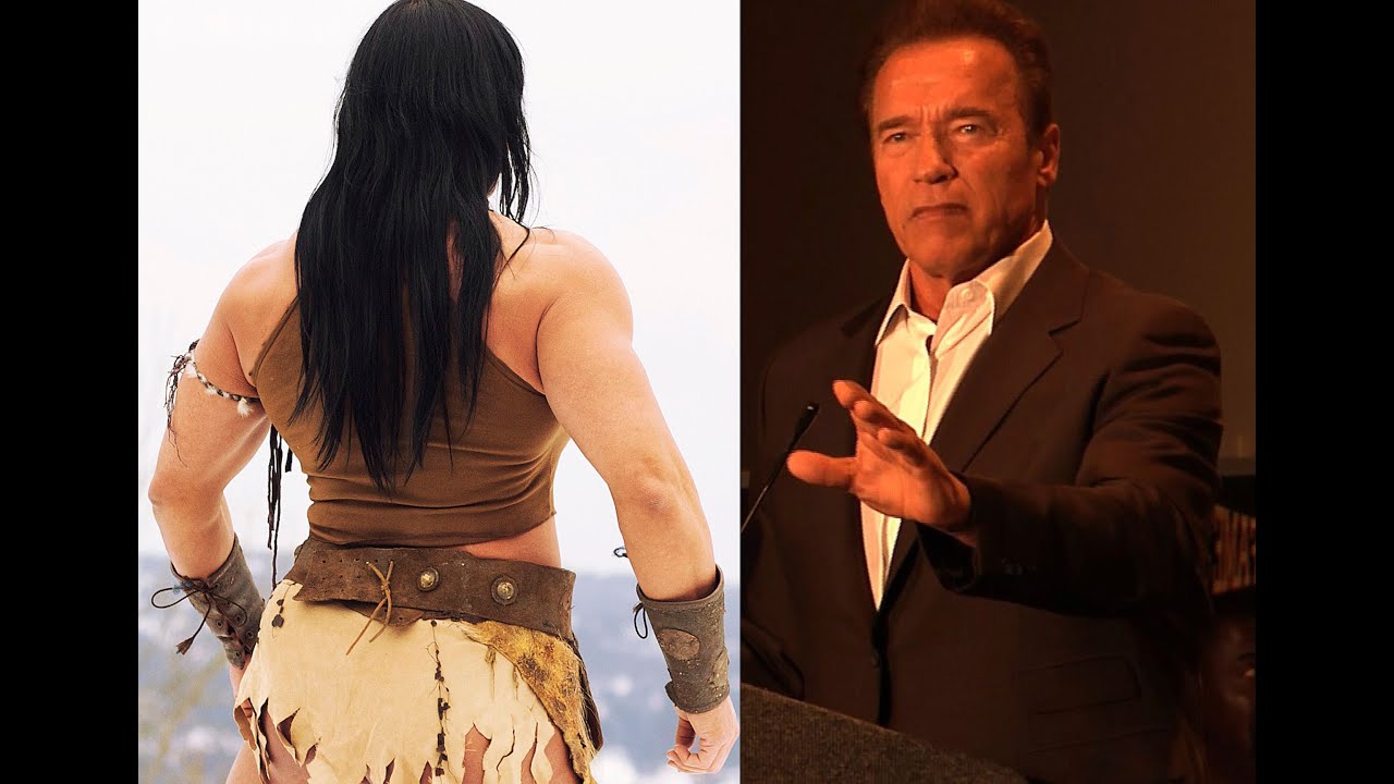 Arnold Schwarzenegger VS  Irene Andersen IFBB PRO from Too big for the world