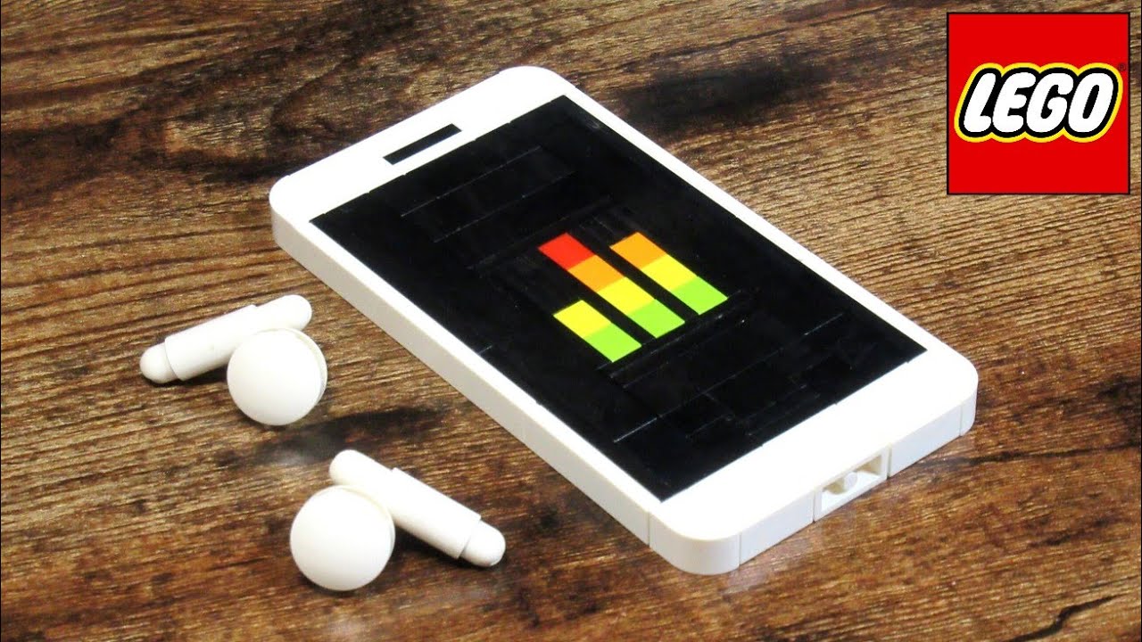 LEGO Smartphone + Wireless Earbuds | MOC Tutorial