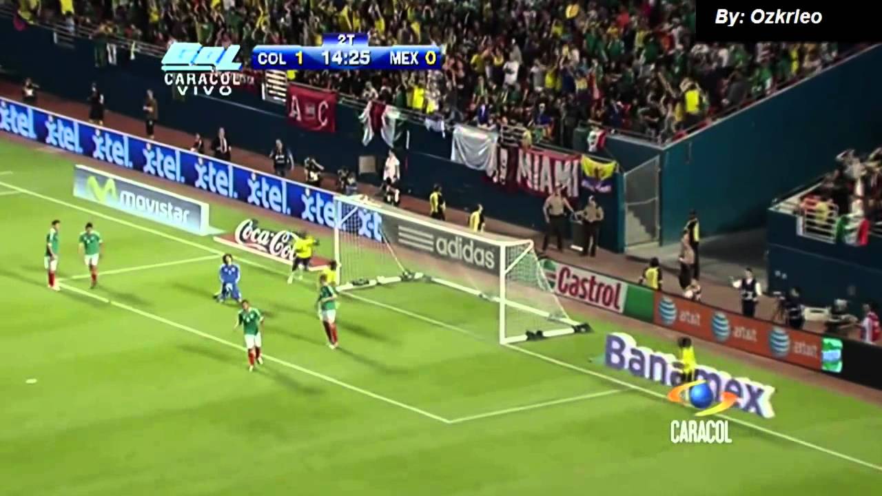 Golazo completo Colombia - México[2-0][Juan Guillermo Cuadrado]